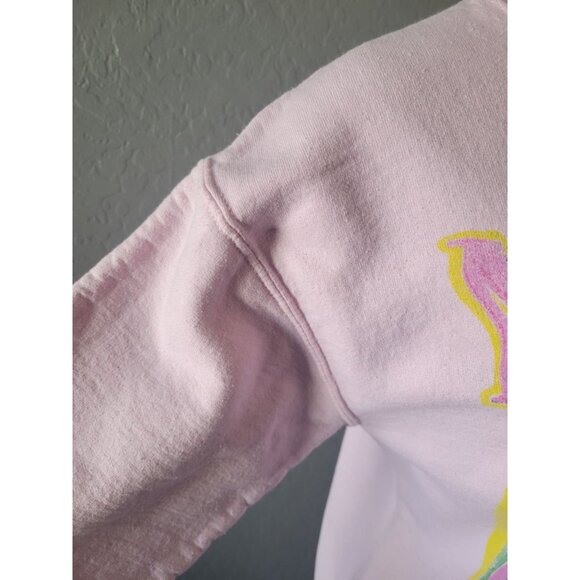 Nirvana Baby Pink Long Sleeve Sweatshirt Happy Face Tag Less Size S Band Music - Picture 4 of 10